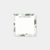 Het spijt me dat ik je Monstera heb gemist. Post-it® Notes (Voorkant)