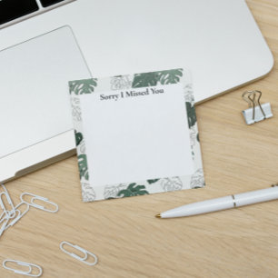 Het spijt me dat ik je Monstera heb gemist. Post-it® Notes
