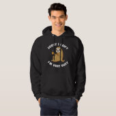 Het spijt me dat ik niet erg druk ben met koffiesl hoodie (Voorkant volledig)