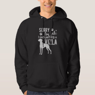 Het spijt me dat ik te laat was met een valkuil. hoodie