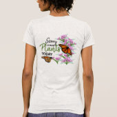 Het spijt me dat ik vandaag Plant heb. T-shirt (Achterkant)