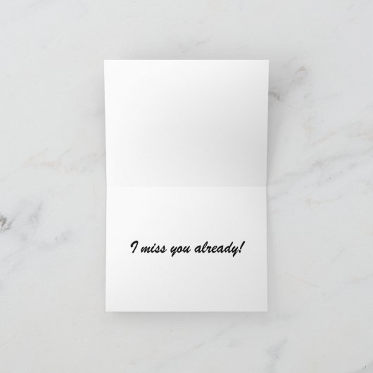 Het spijt me dat je de Kaart verlaat (Binnen)