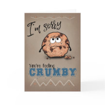 Het spijt me dat je je kruimelkoekje snel goed voe