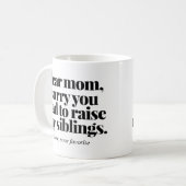 Het spijt me dat je m'n broze broer hebt moeten op koffiemok (Voorkant links)