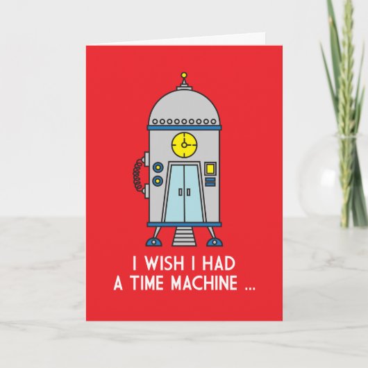 Het spijt me dat Time Machine mijn fouten heeft ve Kaart (Voorkant)