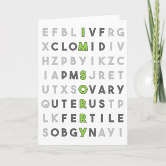 Het spijt me (groen) kaart