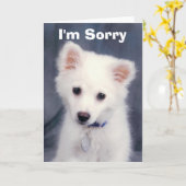 Het spijt me kaart (Gele Bloem)