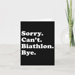 Het spijt me niet, Funny Biathlon Kaart