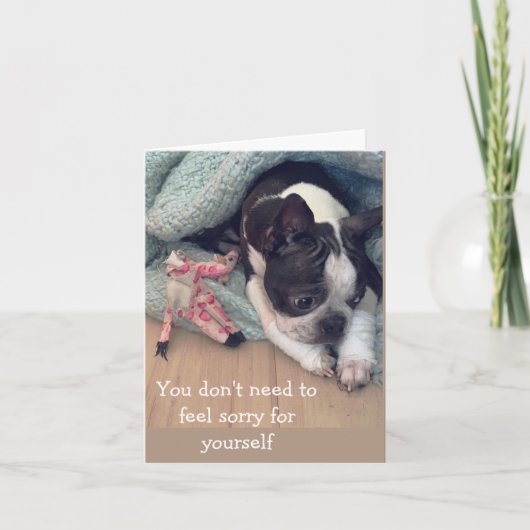 Het spijt me niet. kaart (Voorkant)