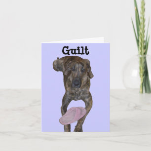 "Het spijt me" Opmerking Kaart