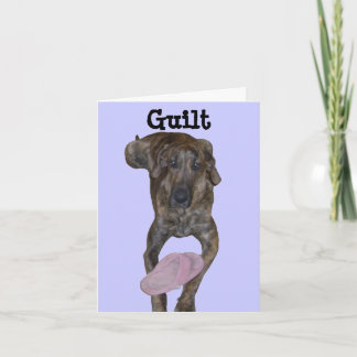 "Het spijt me" Opmerking Kaart