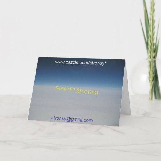 Het spijt me te horen dat je weggaat kaart (Achterkant)