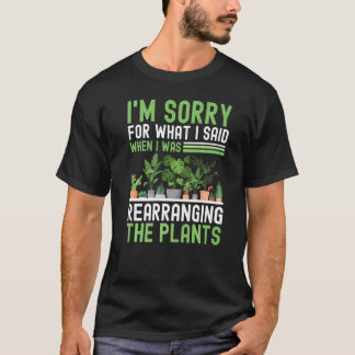 Het spijt me voor wat ik zei toen ik me aan het he t-shirt