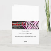 Het spijt me Wenskaart Kaart (Achterkant)