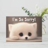 Het spijt me zo'n grote oor... kotterige Kaart (Staand voorkant)