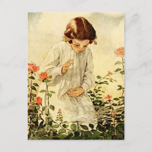 Het spinnenweb door Jessie Willcox Smith Briefkaart