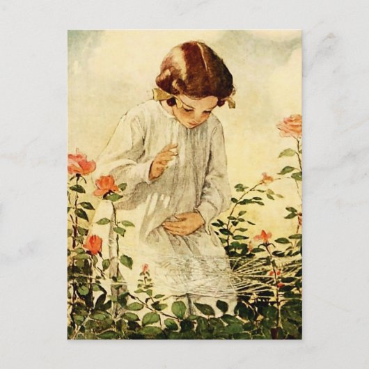 Het spinnenweb door Jessie Willcox Smith Feestdagenkaart (Voorkant)