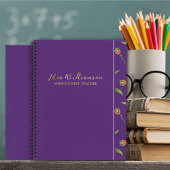 Het Spiral Notitieboek van de Bright Modern Floral