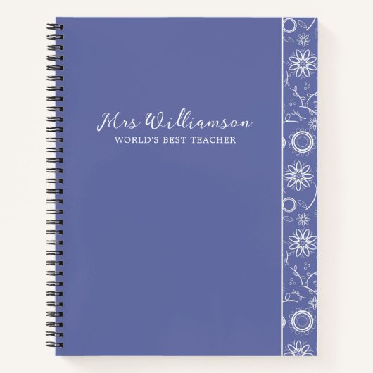 Het Spiral Notitieboek van de Bright Modern Floral (Voorkant)