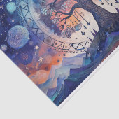 Het spirituele Leven, Universele Levensboom Tissuepapier (Detail)