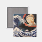 Het spook bij The Great Wave Magneet (Voorkant / Achterkant)