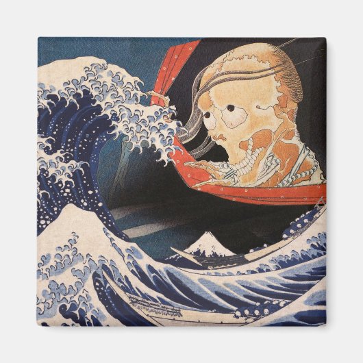 Het spook bij The Great Wave Magneet (Voorkant)