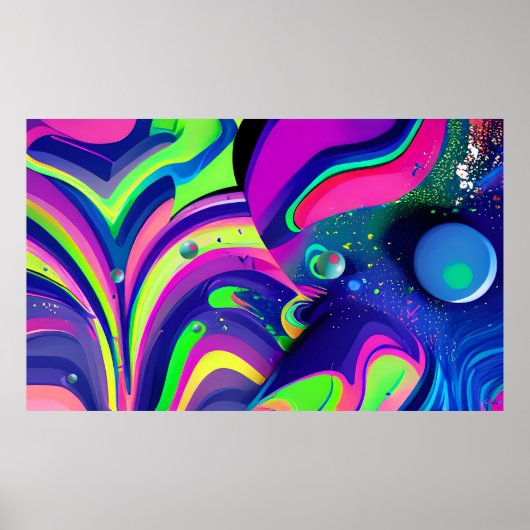 Het spook van de kunstdimensie poster (Voorkant)