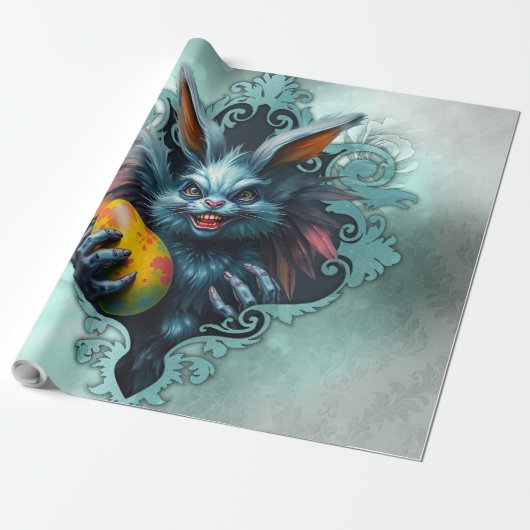 Het spookachtige paaskonijn, cadeaupapier (Uitgerold)