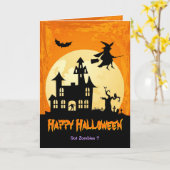 Het Spookhuis van het maanlicht in Kerkhof - Kaart (Gele Bloem)