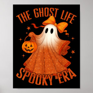 Het spookleven griezelige tijdperk Halloween spook Poster