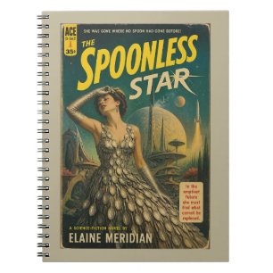 Het Spoonless Star Scifi Boekomslag Journaal Notitieboek
