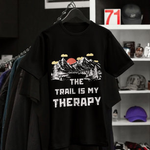 Het spoor is mijn therapiedrijvers inspiratie t-shirt