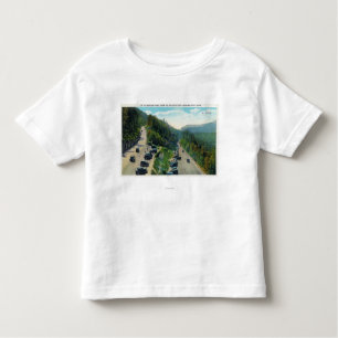 Het spoor omhoog van de Draai van de Haar, Geparke Kinder Shirts