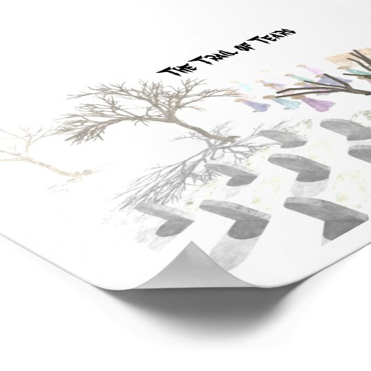 Het spoor van de tranen poster (Hoek)