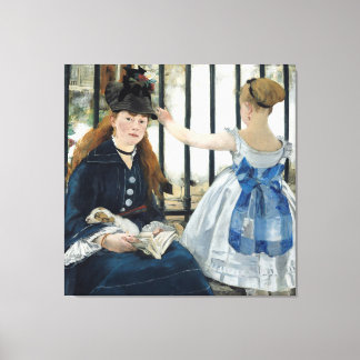 Het Spoorwegstation door Edouard Manet 1873 Canvas Afdruk