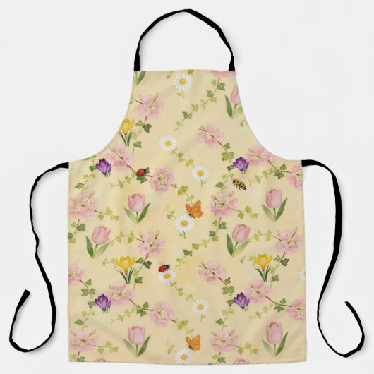 Het 'Spring Garden Whimsy'-schort Schort (Voorkant)