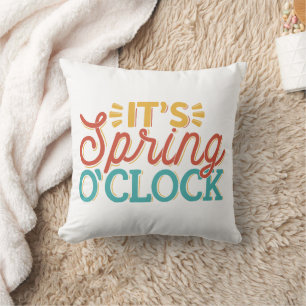 HET SPRING O'CLOCK SPARKLY TIME QUOTE KUSSEN