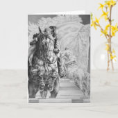 Het springen van de Tekening van het Paard door Kaart (Gele Bloem)