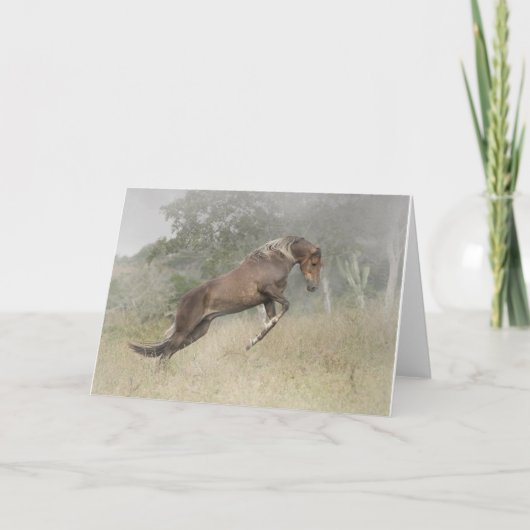 Het Springen van het paard Kaart (Voorkant)
