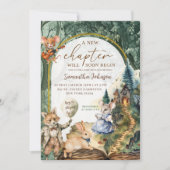 Het sprookjesachtige Baby shower van het Enchanted Kaart (Voorkant)