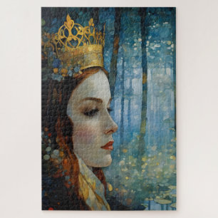 Het sprookjesachtige portret van de koningin van h legpuzzel