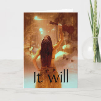 Het sprookjesland van de winter, zal het het beste kaart