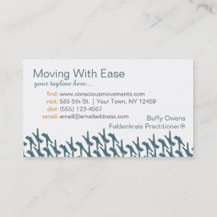 Het staan op Herhalende Visitekaartjes