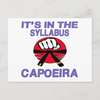 Het staat in de syllabus Capoeira. Briefkaart
