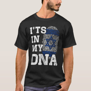 Het staat in mijn DNA Israëli's Fingerprint Proud T-shirt