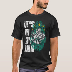 Het staat in mijn DNA Macau vlag Macanese T-shirt