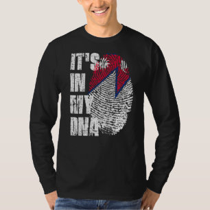 Het staat in mijn DNA Nepalese vlag Nepalees Nepal T-shirt