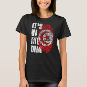 Het staat in mijn DNA Tunesische vlag T-shirt