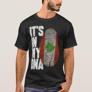 Het staat in mijn Libanese vlag T-shirt