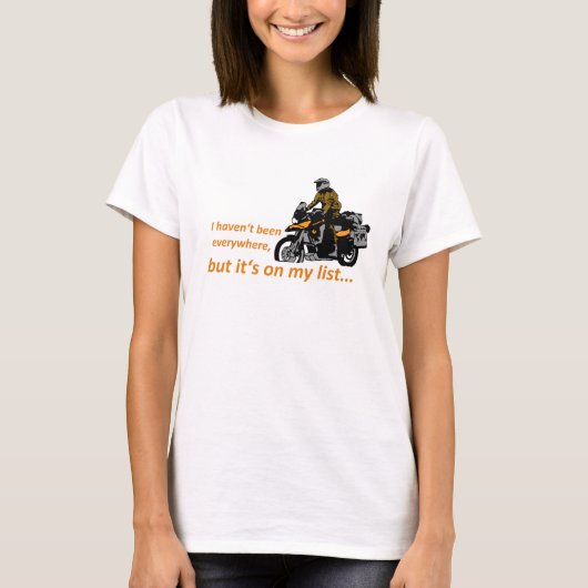 Het staat op mijn lijst... t-shirt (Voorkant)